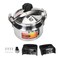 Home Pressure Cooker, Pressure Cooker Explosion Proof Large Capacity Pressure Cooker Aluminum Alloy Multifunctional Pressure Cooker for Gas Stove Induction Cooker(4L)