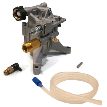 Vertical Pump Replacement for Pressure Washer Includes Keyway (7/8" Shaft Flipped Head - 2800 PSI - 2.3 GPM)