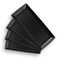 Gomakren Serving Platter Serving Dishes, 14 Inch Porcelain Serving Trays for Party, Large Serving Platters and Trays, Rectangular Sushi Plates for Entertaining Thanksgiving, Set of 4, Black