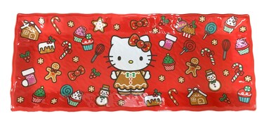Zrike Brands Hello Kitty Christmas Winter Melamine Dinnerware (Christmas Treats, Platter)