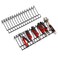 AIRTOON 2-Piece Red 14 Slot Plier Rack Set, 1-Inch Slots Fit Most Pliers, PVC Coating Protects Pliers and Prevents Slippage, Durable Red Rack Fits Most Toolboxes, Drawers