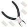 Nylon Pliers for Jewelry Making Pliers Tools Carbon Steel Pliers Tools Jaw Pliers For Beading, Looping, Shaping Wire, Jewelry Making