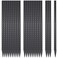 VVOKGO RebarStakes 16 Inches Rebar Stakes (24pcs) Ground Anchors Steel Plant Support Garden Stake Metal Straight Camping Tent Spikes with Chisel Point End, Black