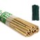 SWANGSA 40 Pack Bamboo Stakes for Plant 3 Feet,Bamboo Sticks Plant Support Garden Stakes Poles with 200pcs Twist Ties for Tomatoes, Beans, Flowers, Potted Plants, Indoor and Outdoor Climbing Plants
