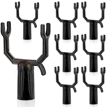 8 Pcs Metal Tree Support, Tree Straightening Device, Branch Crutch - Prevent Branches from Breaking for Vineyards Ornamental Gardens Orchards, Fits 0.75 inch Pole, Pipe, Bamboo, Wood Stakes