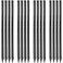 Besitu 16 inches Ground Rebar Stakes (16 pcs) Heavy Duty Metal Spikes for Concrete Timber Garden Plant, Long Straight Steel Stakes for Tent, 3/8" Thickness Ground Anchors with Chisel Point End, Black