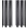 VVOKGO RebarStakes 24 Inch Ground Straight Rebar Stakes (16pcs), Heavy Duty Ground Anchors, 3/8" Diameter Steel Plant Support Garden Stake with Chisel Point End, Hammer Through Hard Soil for Camping