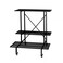Zhongma 3 Tier Plant Stand with Wheels, Heary Duty Metal Plant Stand, 35.43 L x 17.5 W x 38.6H . Space saving Plant Stand
