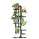 BMOSU Plant Stand For Indoor Corner Tall Plant Shelf 6 Potted Flower Bamboo Plant Stands Holder Shelf Plants For Outdoor Plant Rack Potted Plant Holder Display Rack For Living Room Balcony