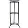 Plant Stand Indoor Outdoor, 3 Tier Tall Black Metal Plant Stands, 35 inch Round Multiple Plant Rack Holder Rack Flower Pot Stand Heavy Duty Plant Shelf for Patio Balcony Garden Living Room