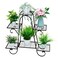 Cre Cra 6 Tier Plant Stand Metal Flower Shelves Plant Display Stand Indoor Outdoor Patio Plant Rack Flower Pot Holder