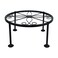 FOHOLA 1 Pack Potted Plant Stand, Rustproof Iron Black Potted Holder Perfect for Heavy Duty Garden Container, Beverage Dispenser, Balcony, Porch, Patio