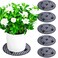 6Pack Large 15" Plant Level Pot Elevator, Heavy Duty Plant Stands, Plant Pot Saucer for Prevent Rot and Damage on Patio &amp; Deck (40cm-6pcs, Black)