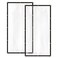 Cosmos 2 Pcs Clear Tarp Cover Heavy Duty Transparent Plastic Tarpaulin Rain Tarp with Grommets for Garden Greenhouse Plant Cover Balcony Patio Outdoor Camping, Waterproof &amp; Tear Resistant, 78 x 39 in