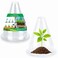 &atilde;&euro;12 Pieces&atilde;&euro;&lsquo; Garden Cloches for Plants, Plant Covers Plant Protectors Transparent Bell Jar Cloches to Protect Plants from Birds, Slugs, Frost, Freeze Weather, 7.8" D x 9.4" H, Transparent