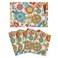 Boho Floral Placemats Set of 4 Linen 12"x18" Colorful Flowers Table Mats for Kitchen Dining Table Holiday Party Heat Resistant Washable Spring Summer Farmhouse Bohemian Mandala Place Mats
