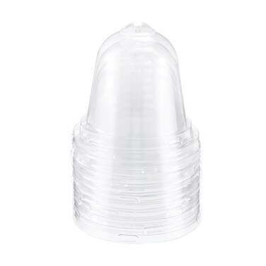 Saihisday Reusable Plant Protector Cover, 20PCS Round Plastic Garden Cloche Dome Plant Cover Mini Greenhouse, Garden Cloche Dome Plant Bell Cover for Outdoors Plants (3.5" Dia x 3.3" H)