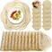 Sieral 12 Set 15 Inch Round Pressed Vinyl Placemats Hollow Out Rose Placemat Set Metallic Place Mat Coaster Set Including Placemats and Coasters Slip Resistant Table Mats for Dining Kitchen (Gold)