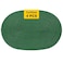 FunWheat Oval Braided Placemats Set of 4 Table Mats for Dining Tables Washable Heat Resistant Place Mats for Indoor Outdoor Use 12 x18 Inch(Oval Black Green, 4pcs)