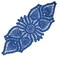 BIBITIME Crochet Lace Table Doilies Eyes Flower Doily Kitchen Vase Place Mats (Navy, 7 in x 21 in,Pack of 1PC)