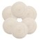 Karlesi Round Braided Placemats 15 Inch Table Mats for Dining Tables Woven Heat Resistant Non-Slip Kitchen Table Mats Set of 6(Beige)