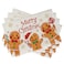Seliem Merry Christmas Gingerbread Man Placemats Set of 4, Xmas Peppermint Candy Snowflake Farmhouse Dining Table Place Mats, Winter Holiday Seasonal Kitchen Decor Party Home Decoration 12 x 18 Inch