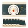 Place Mat, Washable Oil Stainless Heat Resistant Rectangle Vinyl Table Place Mats for Housewarming and Decor in Restaurant, Office and Kitchen