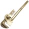 WEDO Non-Sparking Pipe Wrench,12-INCH Straight Plumbing Wrench,Adjustable Pipe Spanner,Aluminum Bronze,Corrosion Resistant,Opening Max 40mm,Length 300mm,Die-forged,BAM Certification
