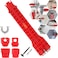 YBQSPLY Basin Wrench,14 in 1 Faucet and Sink Installer Multi Tool,Multi-Purpose Plumbing Wrench Faucet Wrench Sink Wrench Plumbers Wrench for Pipe and Tub Drain Removal Nut Wrench (Red 14 in 1)