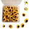 40Pcs Sunflower Push Pins Sunflower Thumb Tacks Decorative Flower Cork Board Tacks for Bulletin Board, Photos Wall Maps and Other Offices Schools Supplies and Accessories, Resin