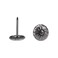 uxcell Upholstery Nails Tacks 7/16-Inch Head Dia Retro Round Thumb Push Pins Black for Furniture Sofa Headboards, 80 Pcs