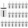 20 Sets Magnetic Pushpins, Magnet Thumbtack, Poster and Photo Hangers for Walls Bulletin Boards