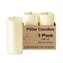 Ashlux Ivory Pillar Candles, Set of 3 Wax,70 Hours Long Burning,Unscented and Dripless Pillar Candles Bulk,Large Pillar Candles (2.8x6 inch) for Christmas,Wedding,Parties, Spas,Home Decorative