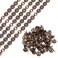 uxcell 5Pcs Upholstery Tacks Strips, 1Meter Flower Decorative Nail Trims for Sofa Headboard Chair Furniture with Upholstery Nails (11mm Copper)