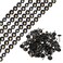 uxcell 15Pcs Upholstery Tacks Strips, 1Meter Glossy Decorative Nail Trims for Sofa Headboard Chair Furniture with Upholstery Nails (11mm Black-Gold)