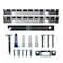 French Cleat Security Hanging Kit 10 Inch - 2 Pairs - Supports 50 lbs - Picture Hanging Hardware with Anti-Theft Security Screws