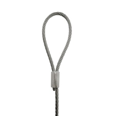 Loop Hanging Steel Cables 72-inch - Supports 25 lbs - 20 Pack - Stainless Steel Braided Picture Hanging Cord for Picture Rail Hanging System