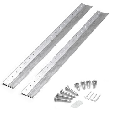 French Cleat Hanger 18 Inch - Bulk Pack 10 Pairs - Picture, Mirror, Whiteboard or Headboard Wall Mounting Brackets - Z Bar Hanger Supports 90lbs