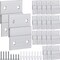 Therwen 40 Pcs French Cleat Picture Hanger Kit Heavy Duty Mirror Wall Mounting Brackets Z Clip Mirror Hanging Hardware Aluminum Hanger Supports (2 Inch)