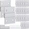 Therwen 40 Pcs French Cleat Picture Hanger Kit Heavy Duty Mirror Wall Mounting Brackets Z Clip Mirror Hanging Hardware Aluminum Hanger Supports (2 Inch)