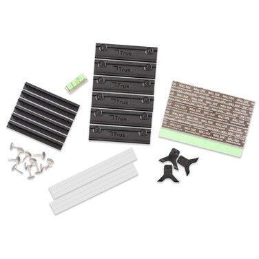 TrueUp Wall Hangers, Picture Hanging Kit - 6 Pack   Heavy-Duty Picture Hangers for More Secure Holds Up to 5 lbs, Made in USA   Adjustable, Removable, Damage-Free, Mounting Hardware, No Tools Required