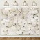 Avezano White Flower Backdrop for Party Photoshoot Wedding Floral Wall Bridal Shower Party Decoration Photography Background White Rose Florals Backdrops Portrait Photographic Studio (7x5ft)