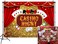 Vinyl 8X6FT Casino Night Poker Dice Red Curtains Photography Backdrop Gold Glitter Bokeh Photo Background Birthday Party Banner Decorations Banner Photo Booths Studio Props Dessert Table