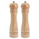 Wood Pepper Grinder Pepper Mill,Adjustable Coarseness Wooden Peppermill, Ceramic Grinding Mechanism Salt Mill Refillable&acirc;&euro;&brvbar; (2 pacl light)