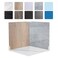 EOAJAFOU 5PCS Double Sided 10 Patterns Photography Backdrop Boards, 16x16 Inch Waterproof Background Surface with 4 Brackets, Cement Marble Wood Brick Texture Backdrop for Food Jewelry Shooting