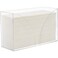 Paper Towel Holder Dispenser for Countertop, Kitchen or Bathroom - Clear Acrylic Napkin Holders Great Disposable Hand Towel Tray for Z-Fold, C-Fold, MultiFold Trifold - Commercial or Home Use