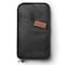 CRALOFT Polyester Passport Holder Bag, Passport Wallet Pouch Cover for Men, Women &amp; Family - Travel Essentials Organizer (Black-CPH1)