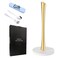 GWGTHZ Gold Paper Towel Holder Countertop, Marble Paper Towel Holder Used for Kitchen&amp;Bathroom, Paper Towel Holder Made of Stainless Steel for Easy One-Handed Operation Gold