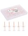 PAPERPAL 280 Rose Gold Push Pins for Cork Board, Clear Thumb Tacks for Wall Hangings, Pushpins for Office School &amp; Personal Use, Standard Size Push Pin Tacks