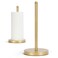 E-ROOM TREND Gold Paper Towel Holder Countertop, Heavy Duty Weighted Base Paper Towel Holder Stand, Towel Roll Stand, Paper Roll Holder for Kitchen Bathroom(A077)